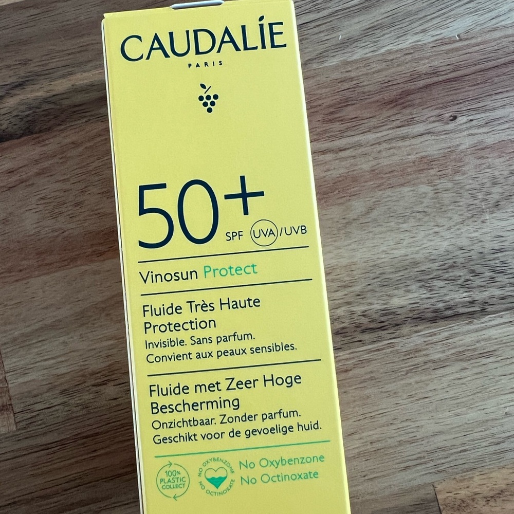 Caudalie Yellow Vinosun Protect SPF 50+ Facial Sunscreen